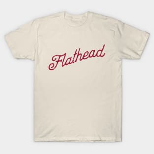 Flathead Hot Rod red print T-Shirt